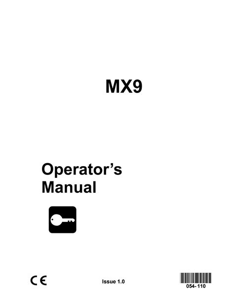 Ditch witch mx9 mini excavator operator s manual. - Concise biology class 9 icse guide.