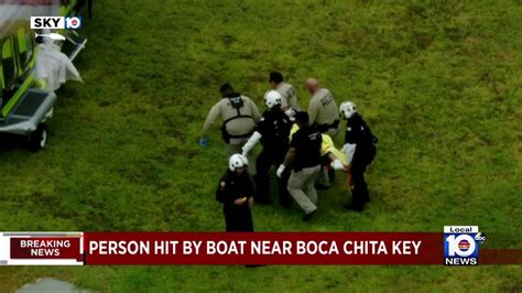 Diver airlifted to hospital after being struck by boat in Boca Chita