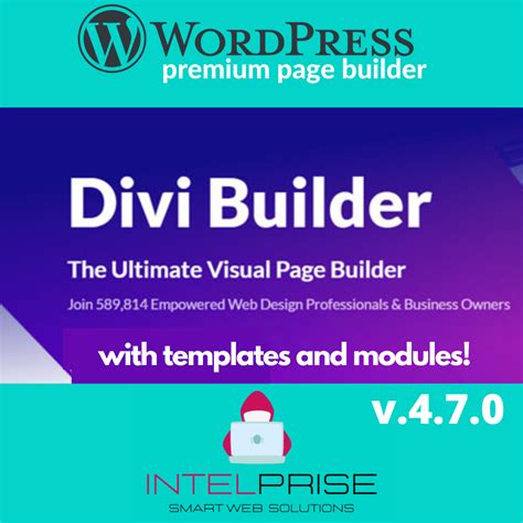 Divi Builder v4.7.0 with Templates and Modules Smart web, Templates