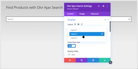 Divi menu layout.  Divi Ajax Search &mdash; Live search functionality for posts, pages, and...