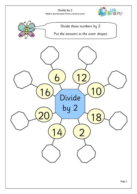 Divide By 2 Worksheet Unity Wiring