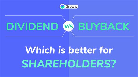 Dividend and Share Buyback Shareholder & Stock Information