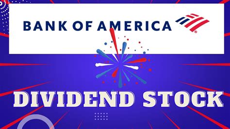 Dividend for bank of america. Things To Know About Dividend for bank of america. 