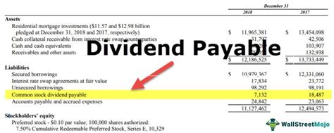 Dividends on Balance Sheet
