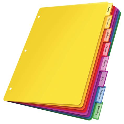 Divider Labels: Redi-Tag Laser Index Tabs, Divider Tabs, Permanent Adhesive image 1