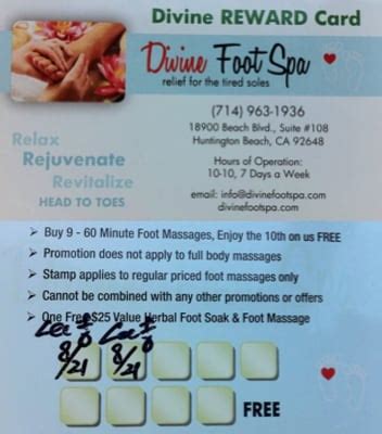 Divine Foot Spa - 18900 Beach Blvd #107, Huntington Beach, CA …