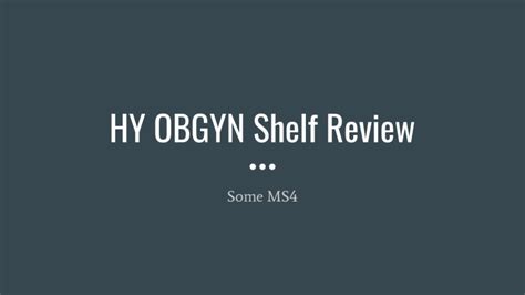 Divine intervention obgyn shelf review. UWorld Step 2/Shelf Qbank*** This is the primary resource for most shelf exams (did 15 questions/day usually) and is necessary for shelf exams & Step 2. Divine Intervention** This resource is the best for studying for the IM shelf & Step 2. The creator also has good review videos on YouTube. 