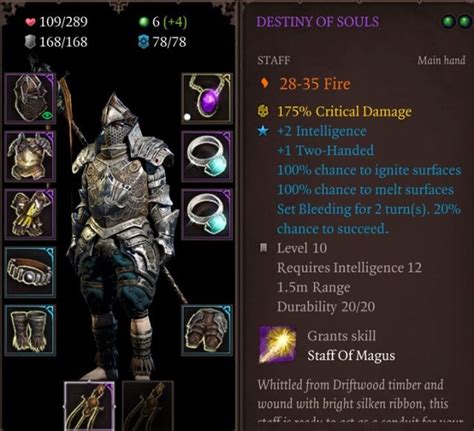 The community is for the discussion of Divinity: Original Sin 2 and other games by Larian Studios ... On my support summoner, I got summoning 10 mid act 2, including gear bonuses. If you are not Lone Wolf, don't rush it. ... It sounds like a very viable build - just be sure to get at least 1 point in the other magic skills, if only to also make .... 