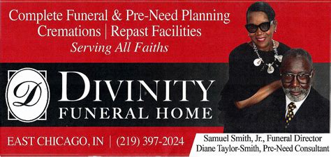 Divinity funeral home obituaries.  Divinity Funeral Home, East Chicago...