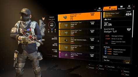 Division 2 gear sets. Gear. In Tom Clancy's The Division 2, an Agent has a total of 6 available gear slots: Each Gear piece comes with an armor stat which is an indication of the amount of damage one can take before losing all armor. Once all armor is gone, a character is very vulnerable. On this screen, the player has 1 major and 4 minor offensive attributes, 4 ... 