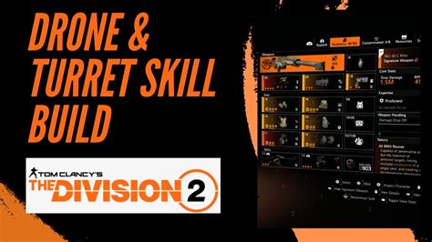 Division 2 turret skill power.  While some For your basic turret/drone build 3,PC Empre...