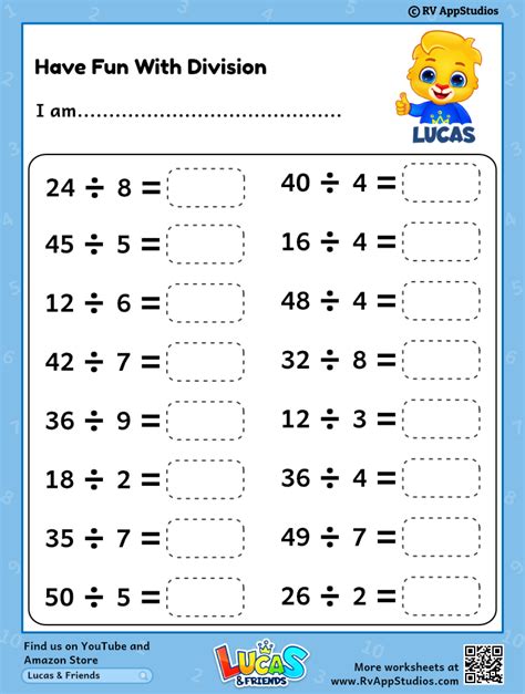 Division Worksheet Digital Worksheets Library