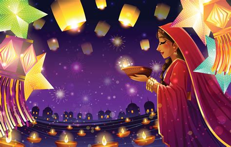 Diwali Card Vector Art, Icons, and Graphics for Free Download