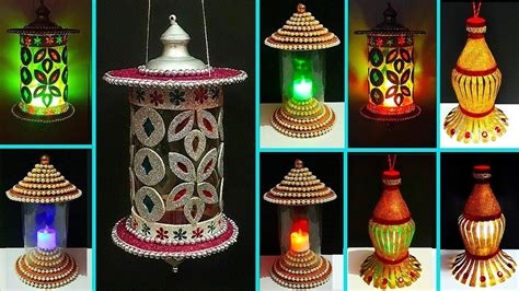 Diwali Home decor How to make Lantern from Plastic Bottle