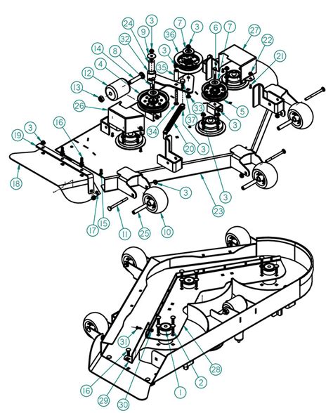 Dixie Chopper XC3366 MOWER Exploded View parts lookup by model. Complete exploded views of all the major manufacturers. It is EASY and FREE. 