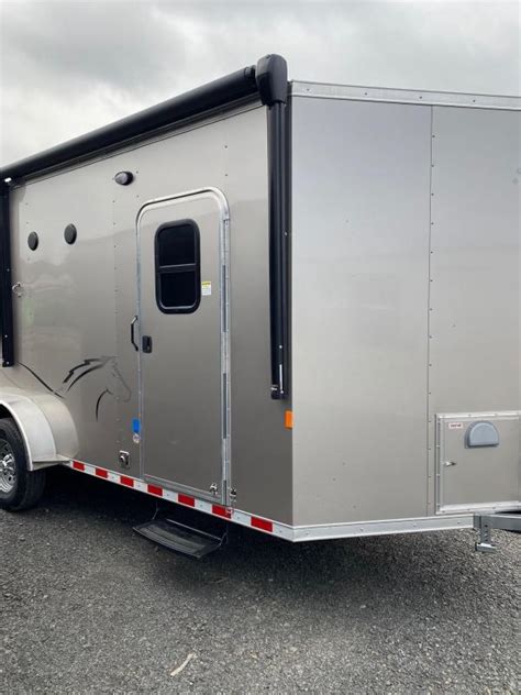 Slant Load. #00834. New 2023 Harmar Dixie Outlaw 7306LQ 3 Horse Trailer with 6' Short Wall. View Horse Trailer. Wholesale Price. $41,622. $1,000 Cash Back! with no trade in. 6' Living Quarters. Sofa. . 