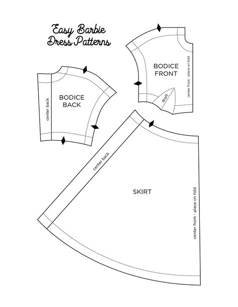 Diy Barbie Doll Clothes A Video Sewing Tutorial Plus Free Printable Patterns