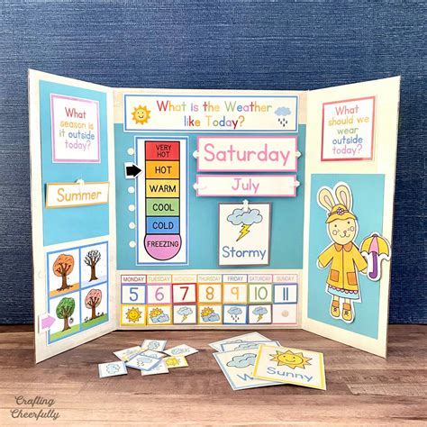 Diy Calendar And Weather Chart