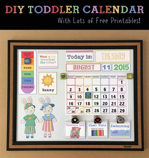 Diy Calendar For Kids