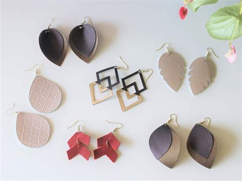 Diy Leather Earring Template