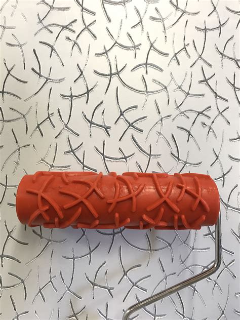 Dyiom 7'' patterned paint rollers for wall decoration, classic