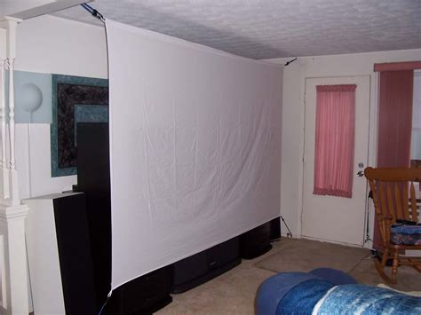 Diy Projector Screen With Sheet DIYS Urban Decor