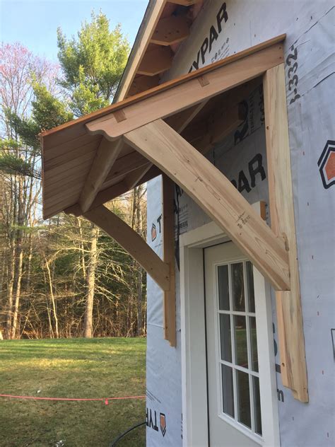 When building a DIY wood awning, selecting the ri