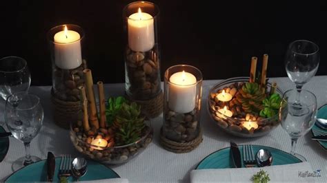 Diy candle light dinner decoration ideas - YouTube