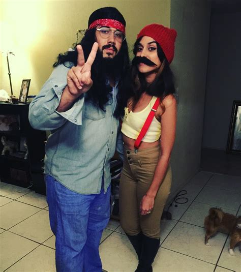 Diy cheech and chong costume. The Importance of Self-Expression and Social Recognition. When it comes to choosing a costume, people are often driven by the desire for self-expression and social recognition. Dressing up as Cheech and Chong allows you to embrace their laid-back, carefree attitude and showcase your sense of humor. It's a great way to extend your … 
