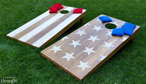 Diy cornhole boards. With your cornhole boards face down, place a leg on the inside, top edge of the frame with the round end at the top. Clamp the leg to the side and use the ⅜” hole as a guide and drill from inside through the side of the frame. Insert a carriage … 