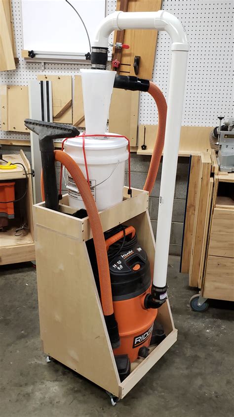 Diy dust collector. This DIY cyclone dust collector is a great way to recycle street cones, and it’s made with minimal materials. It’s simple to assemble, requires zero specialty tools, and can be completed in less than one day. This dust collector is created using a street cone and a 5-gallon bucket. 