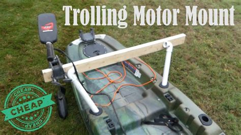 The most common way to mount a trolling motor