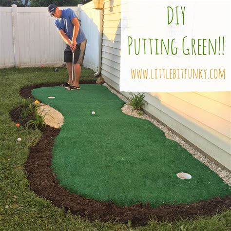 Diy putting green. Edge with Wonder Edge. Cut the amount of time it takes to install your DIY putting green by 90%. Use Wonder Edge artificial turf edging for your putting green. Putting green edging is essential. It keeps the turf in place and creates a neat and tidy edge. Wonder Edge nails into place using the same nails you use for the turf. 