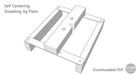 Diy self centering jig.  Step-by-step tutorial, video guide, and free downloadable plans for pr...