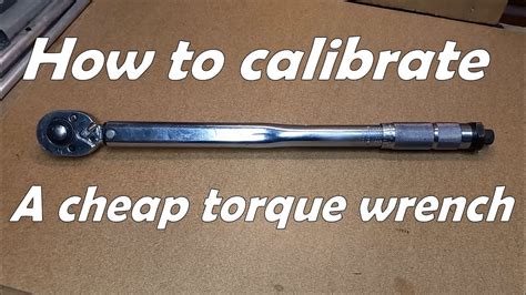 Diy torque wrench calibration.  DIY Calibration (For Basic Checks): If you just need a quick v...
