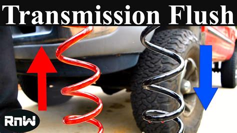 A transmission flush-and-fill from a shop will cost y
