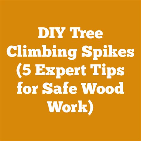 Diy tree climbing spikes.  Discover expert tips for crafting DIY tree climb...
