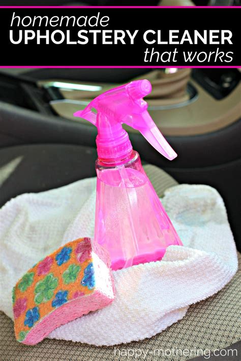Diy upholstery cleaner. Con: Not safe for use in an upholstery cleaning machine “A simple DIY solution of dish soap and water can work wonders,” says Knoll. In a spray bottle, mix four parts of water with one part ... 