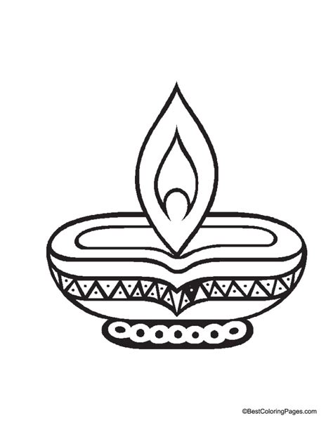 Diya Coloring Pages
