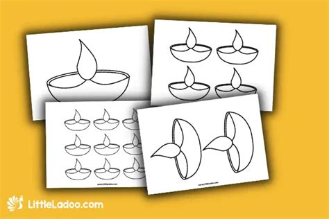Diya Template Printable 10+ Templates for Creative Diya Projects!
