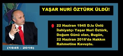Diyanet-Yaşar Nuri Öztürk Savaşı-I – Turkish Forum. 