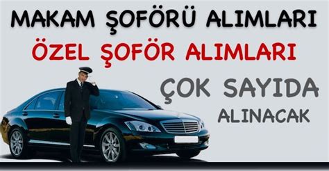 Diyarbakır özel şöför iş ilanları