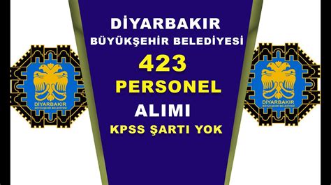 Diyarbakır belediye işçi alımı 2019