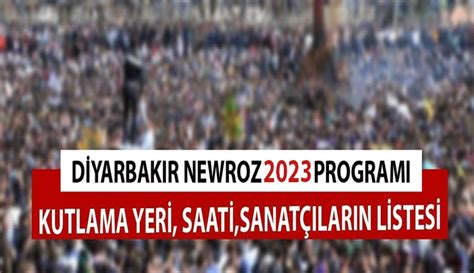 Diyarbakır newroz programı