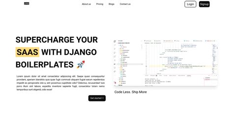 Django Boilerplate Open Source Django Starters Dev Community