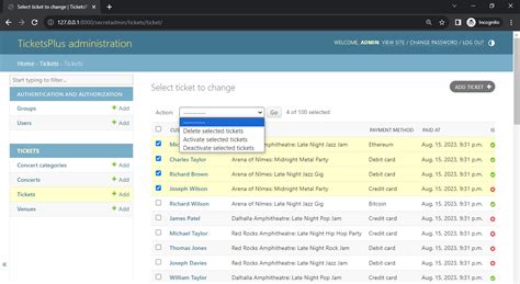 Django admin multiselect. Aug 25, 2025 · Use the MultiSelectFilter (or MultiSelectRe...