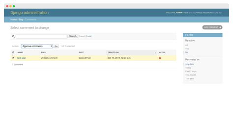 Django comments package.  History 2.  from django. 2.  122K subscribers in the djan...