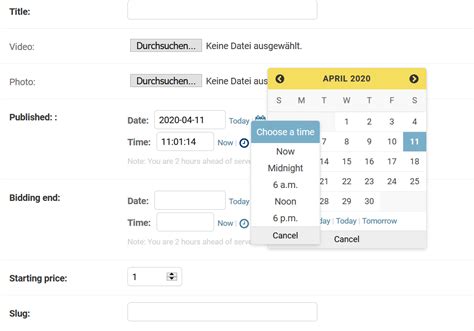 Django datetime field.  Once clicked, a function will be called in the views.  Nov 19, 202...
