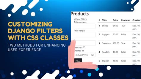 Django filterview.  This tutorial is about how from django_filters.  Django provid...