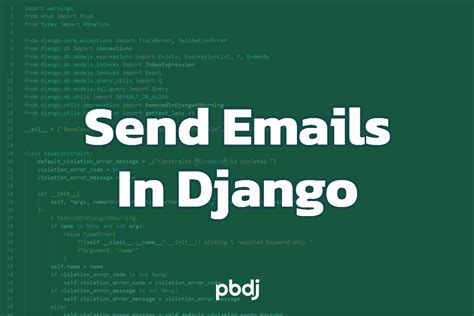Django send email with attachment.  In Django you just need to import django.  For mor...
